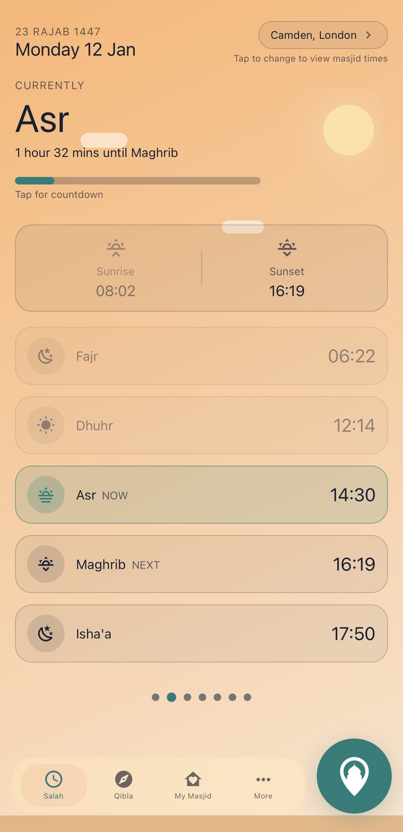 Prayer Times Wherever You Are
